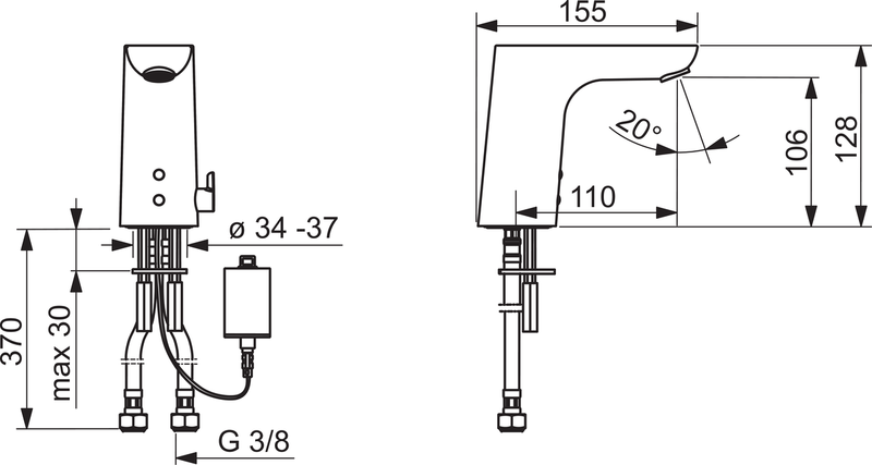 Pesuallashana Oras 6151FZ-105 Electra Eco 6V Bluetooth
