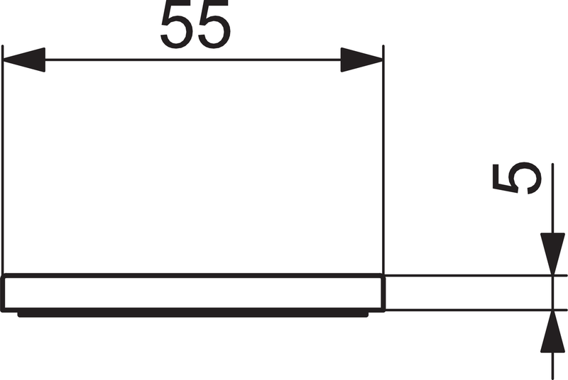 Peitelaippa Oras 55x55mm 203660