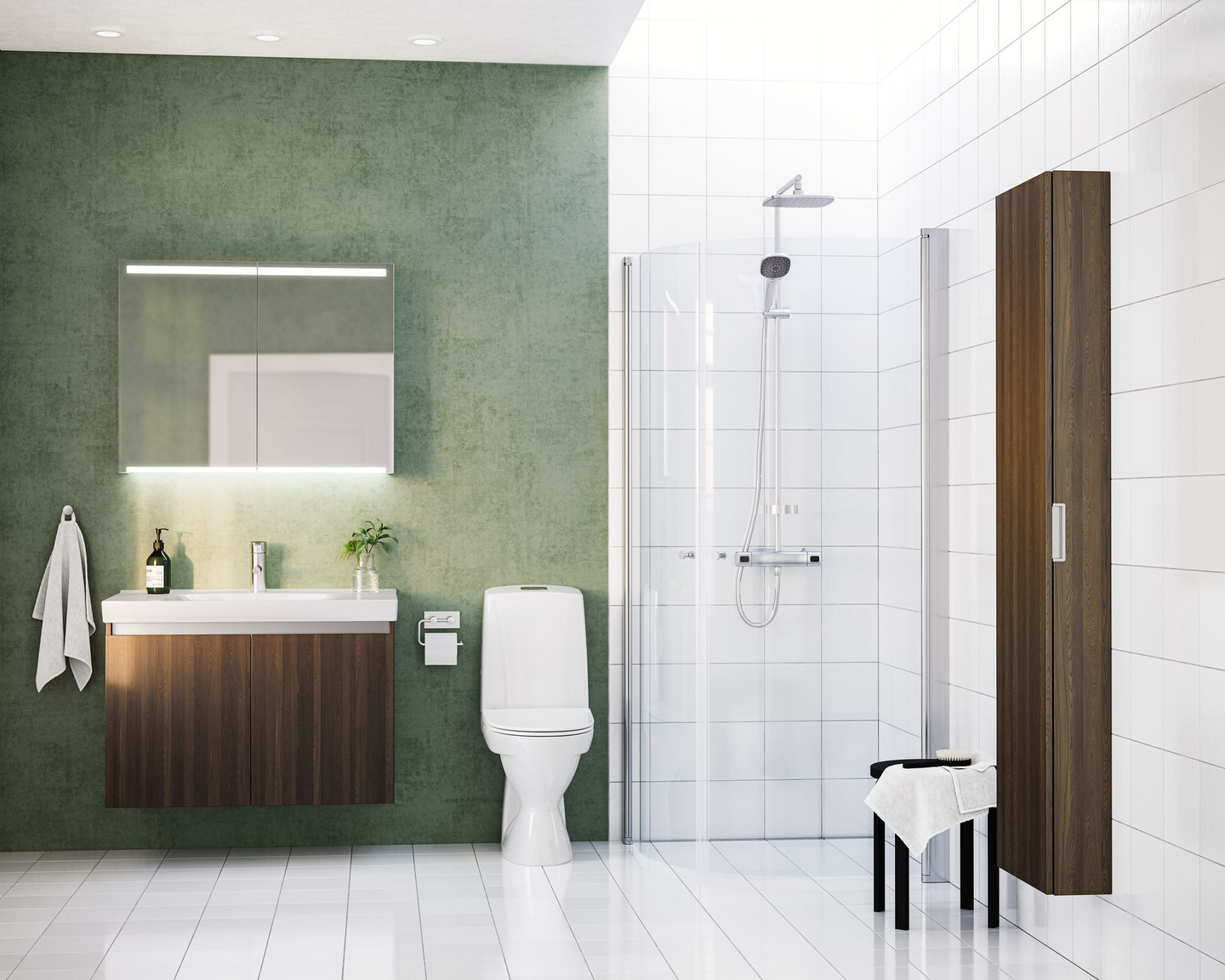 Peilikaappi IDO Reflect L60 K70 S18cm valot pistorasia