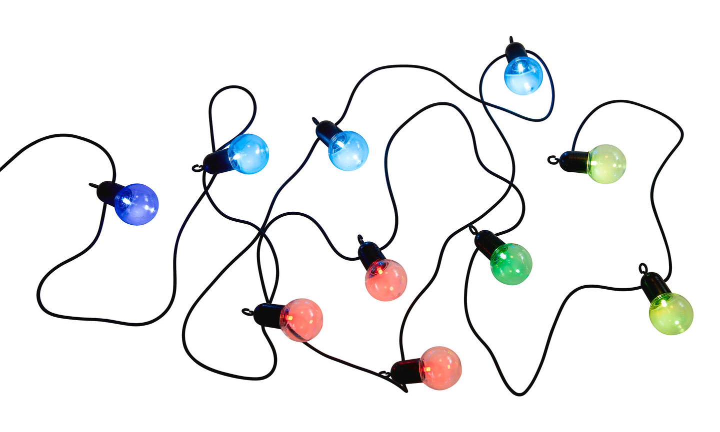 Lamppusarja Airam Smart RGB 10 lediä IP44