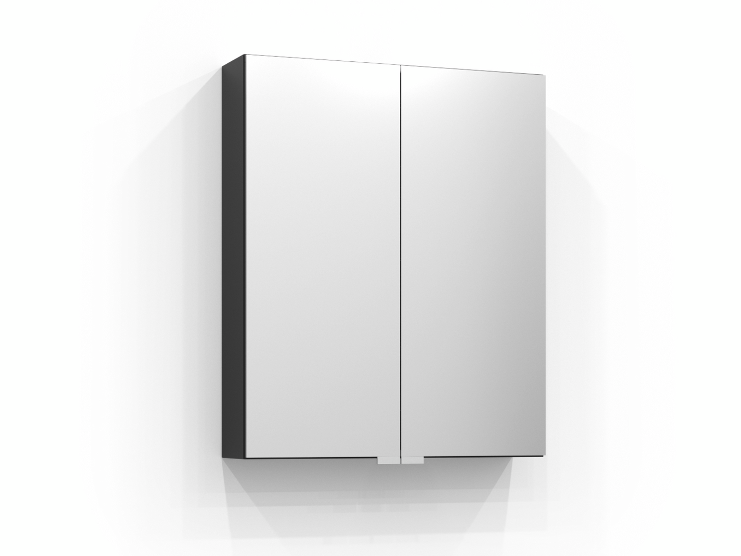 Peilikaappi Svedbergs Intro 55x15x70cm 295255 grafiitinharmaa metallia