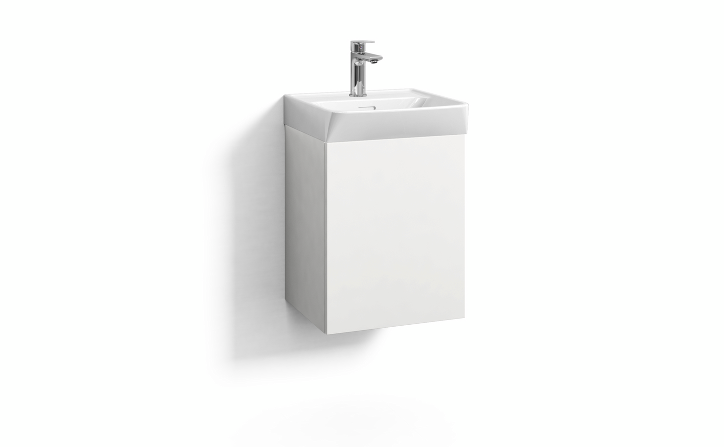 TVÄTTSTÄLLSSKÅP SVEDBERGS SKAPA VIT 1DÖRR 1HYLL, 40X35X50CM