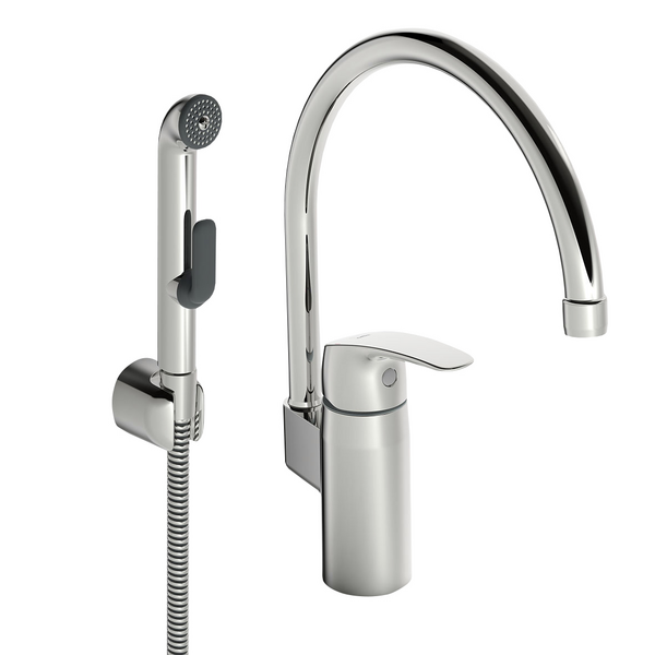 Pesuallashana Oras Safira 1033 Bidetta-käsisuihkulla