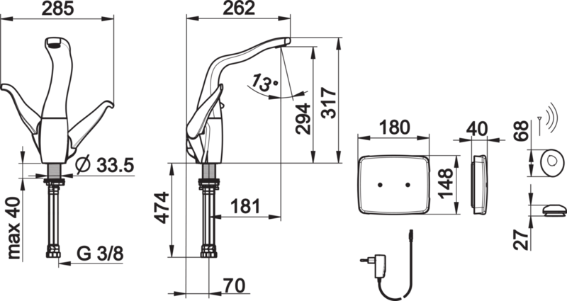 Keittiöhana Alessi Swan by Oras 8222F