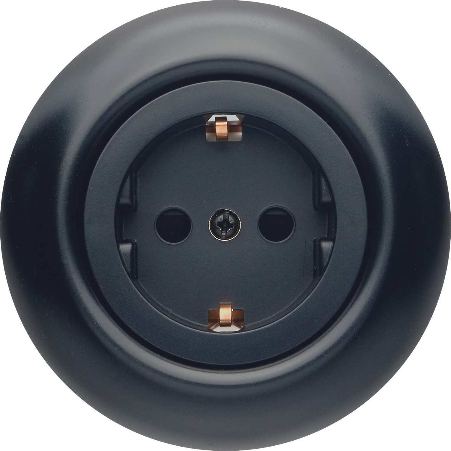 Pistorasia Schneider Electric Renova maadoitettu musta DIY