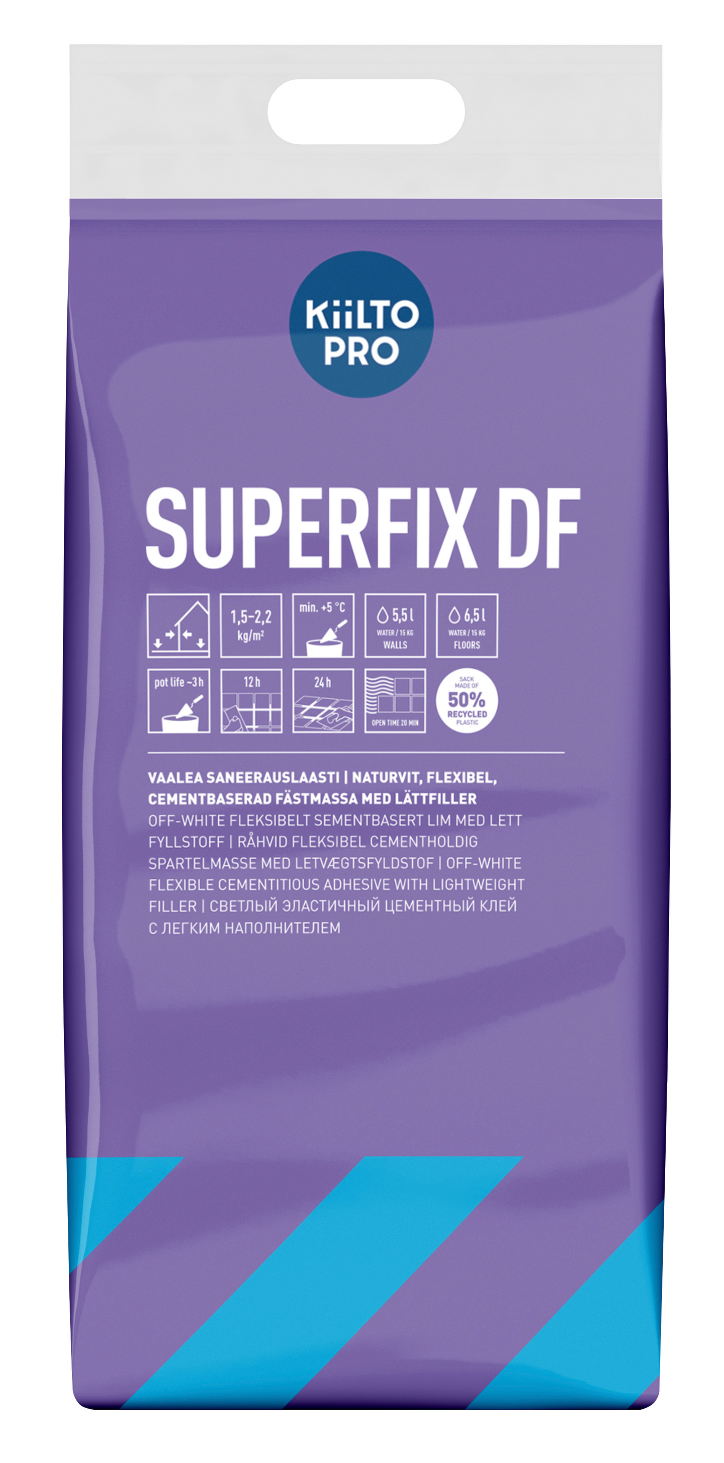 Saneerauslaasti Kiilto Superfix DF 15kg