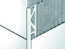 KAKELPROFIL D-PROFILE HÅRD PVC VIT 8MM, 2.5M