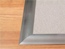 Eritasolista tarra 2-12mm 1,8m hiottu ruostumaton teräs B3 RST 180