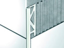 KAKELPROFIL D-PROFILE STÄNGD 6535 METALL, SILVER 10MM 2.5M