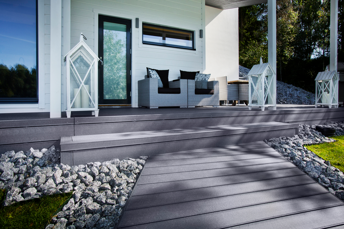 Terassilauta UPM ProFi Deck kivenharmaa 28x150x4000