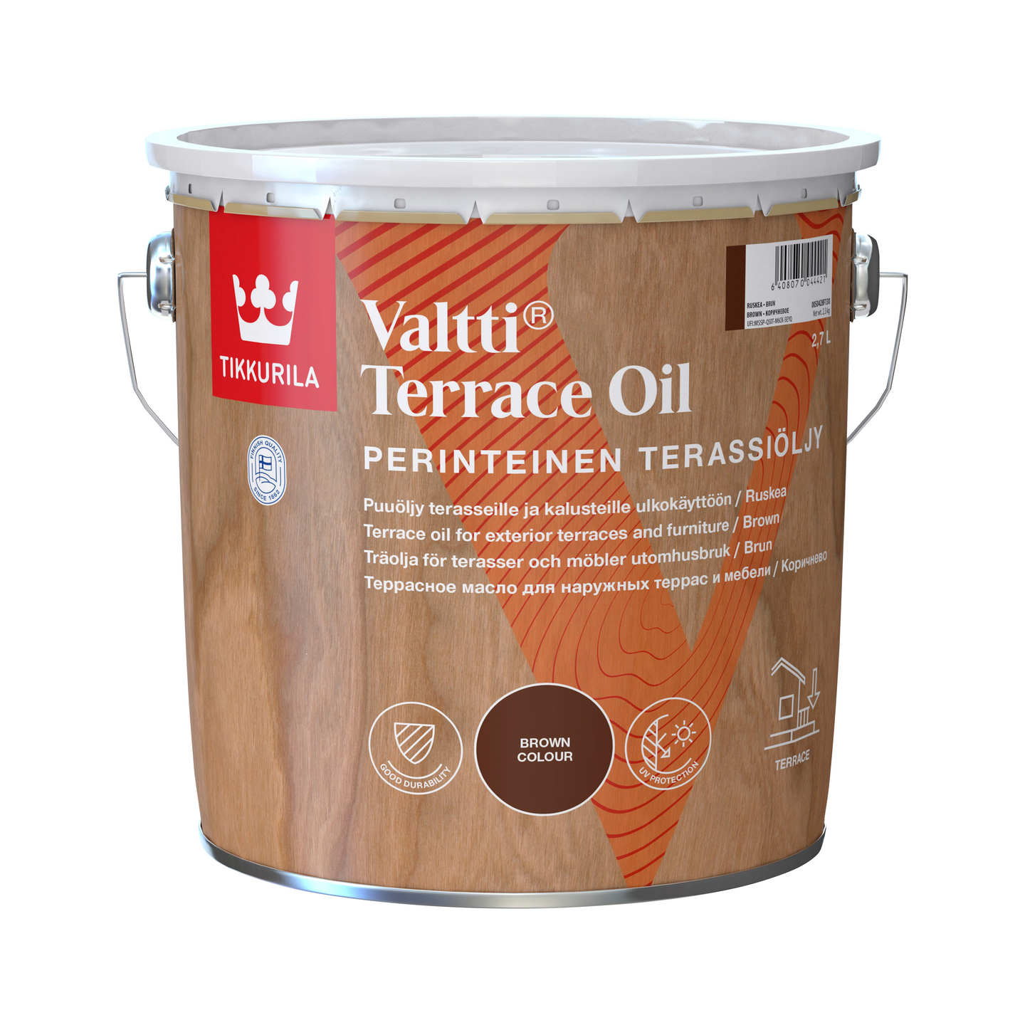 Valtti Terrace Oil Kaluste- ja terassiöljy 2,7l ruskea - K-Rauta