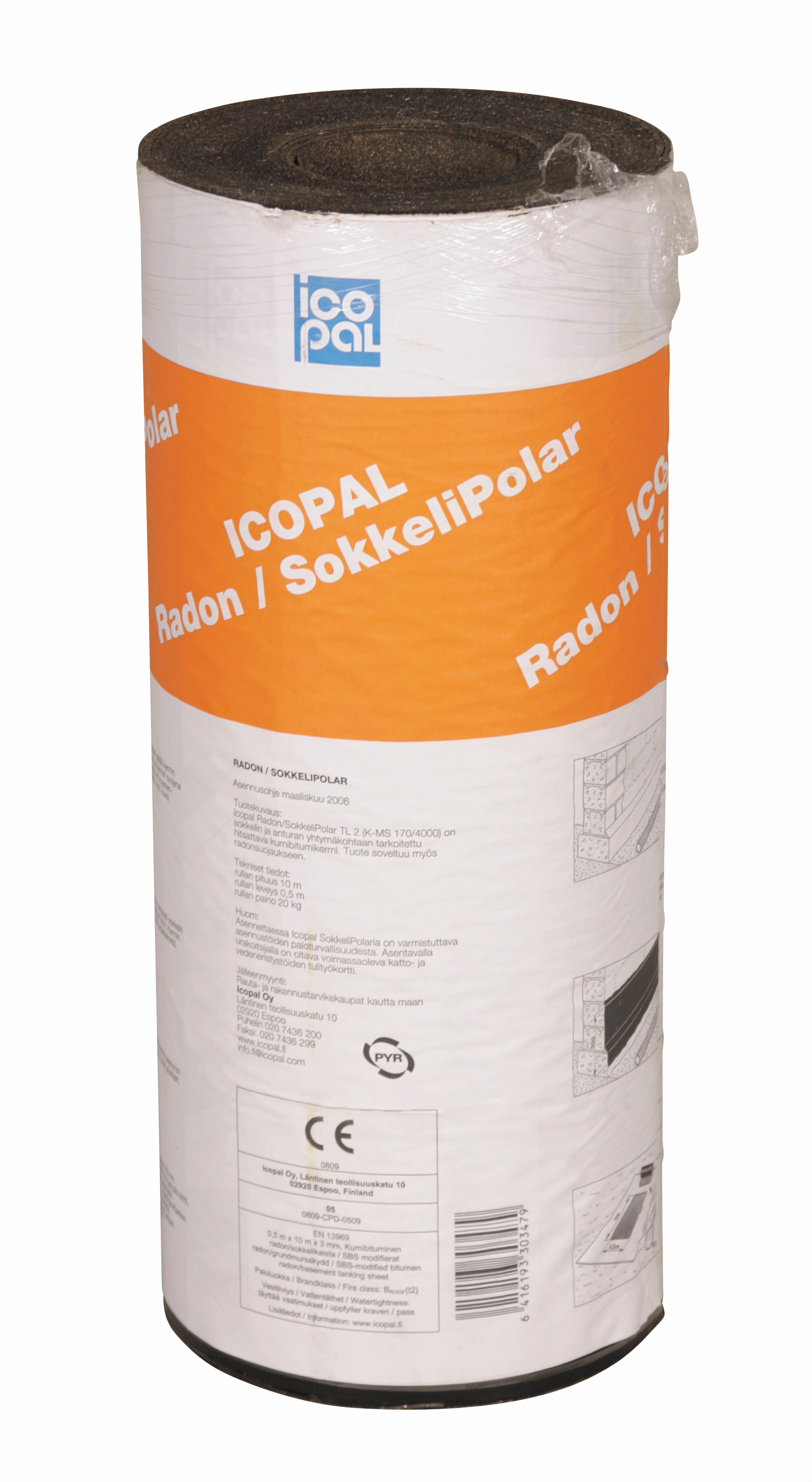 Radonkermi Icopal SokkeliPolar 10x0,50m