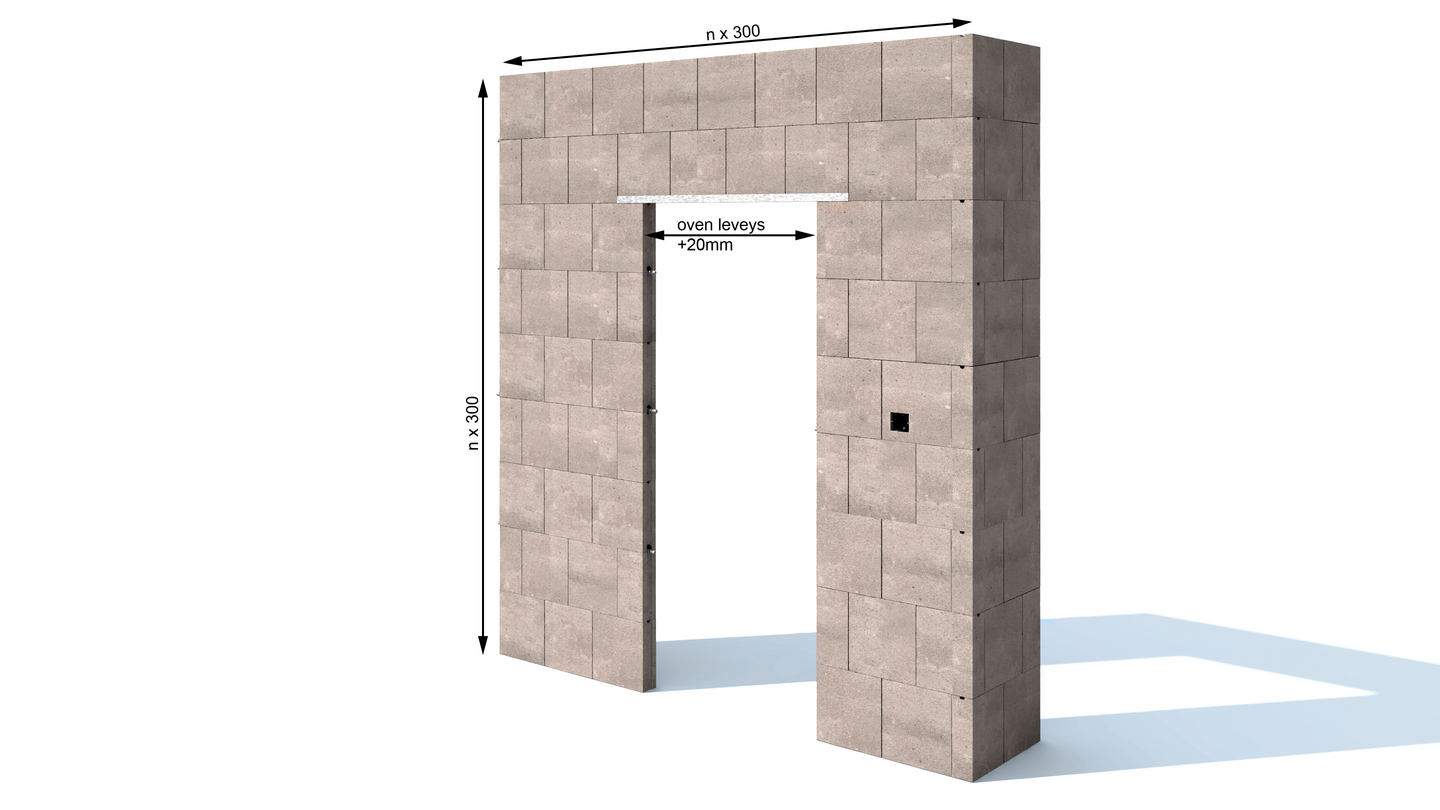 Väliseinäharkko Lakka 88/300 88x298x298 8,3kg