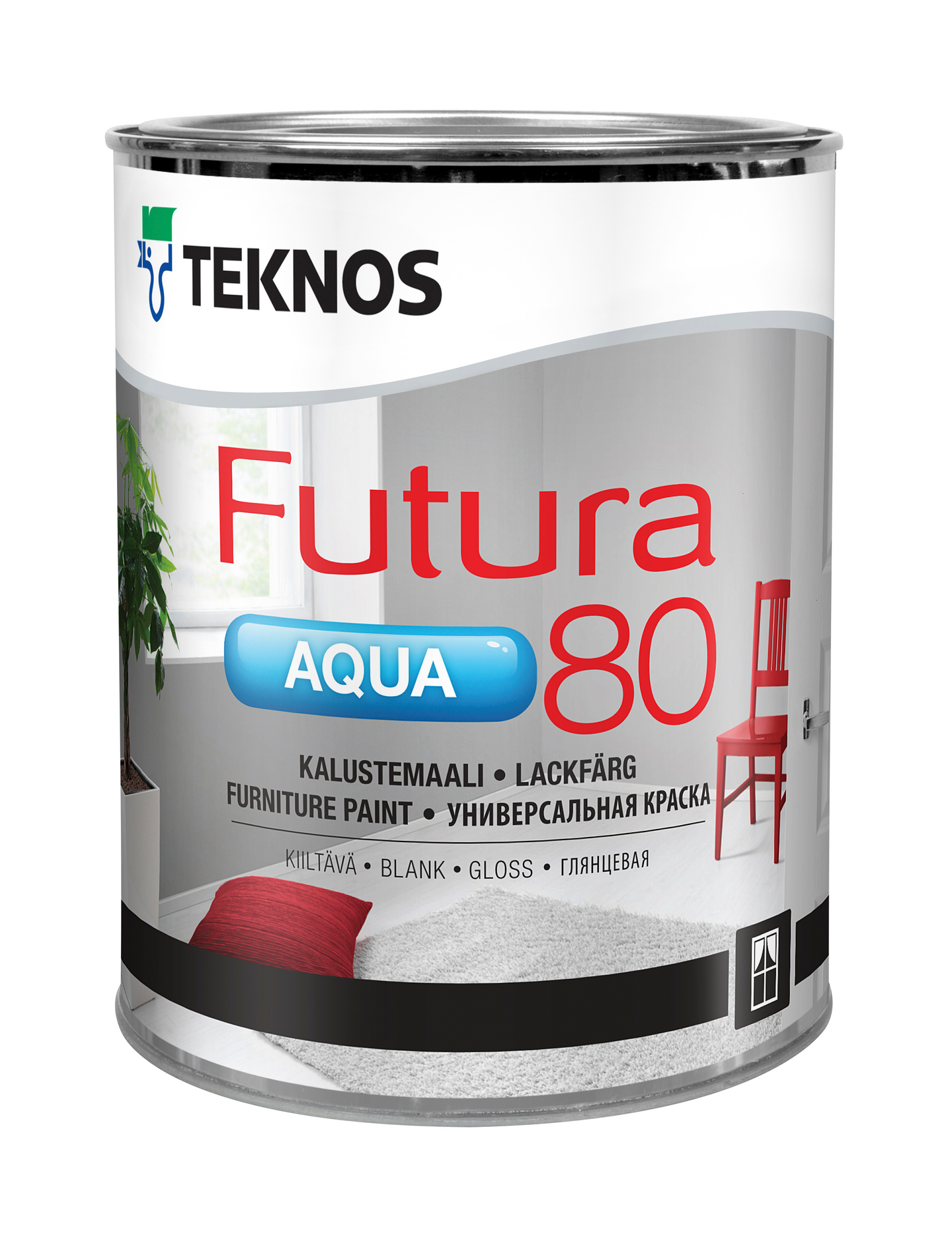 Futura Aqua 80 Kalustemaali 0,9l kiiltävä PM3 sävytettävä