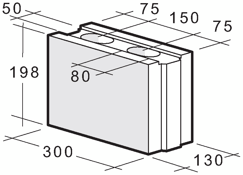 Runkopontti Weber Kahi 300x130x198