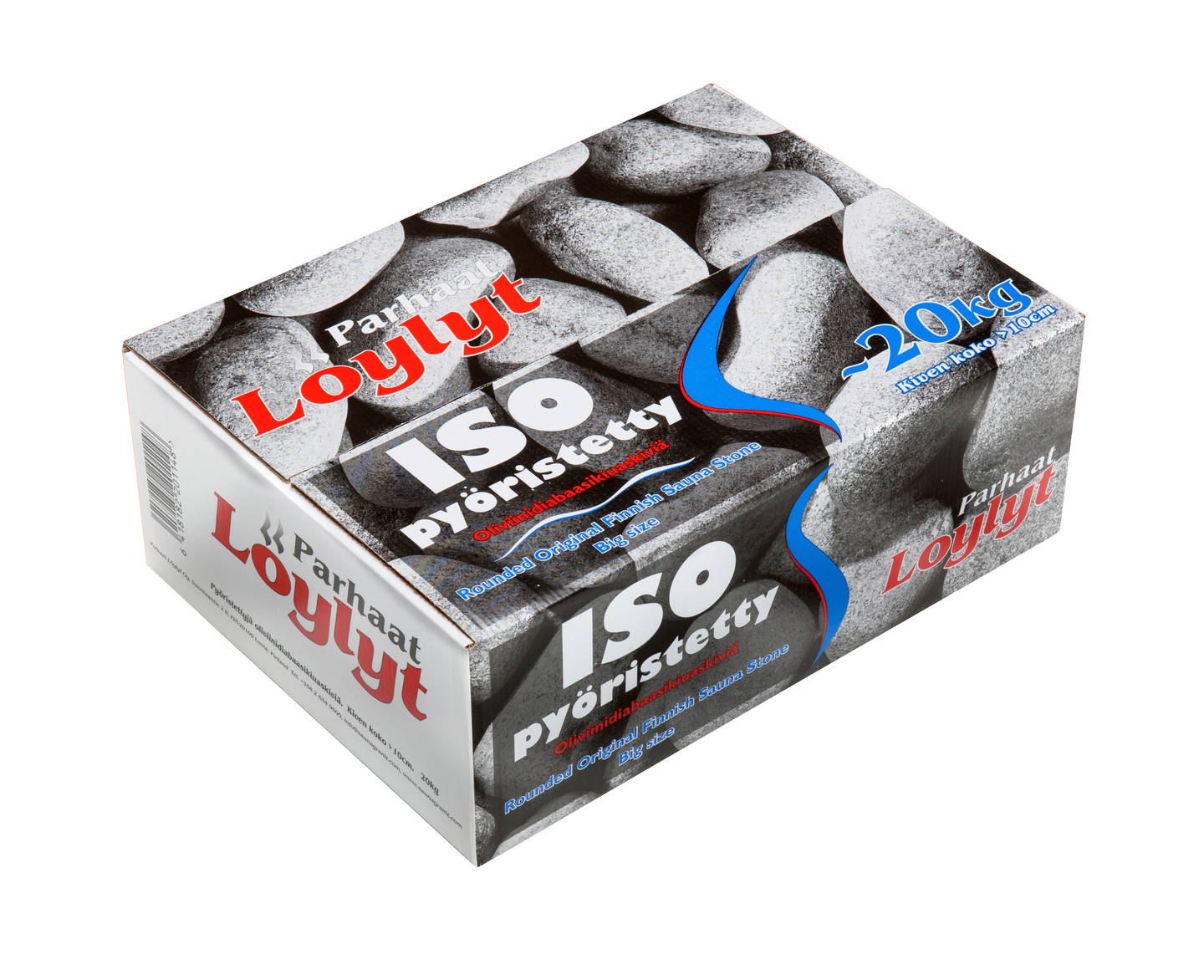 Kiuaskivi iso pyöristetty noin 10cm 20kg