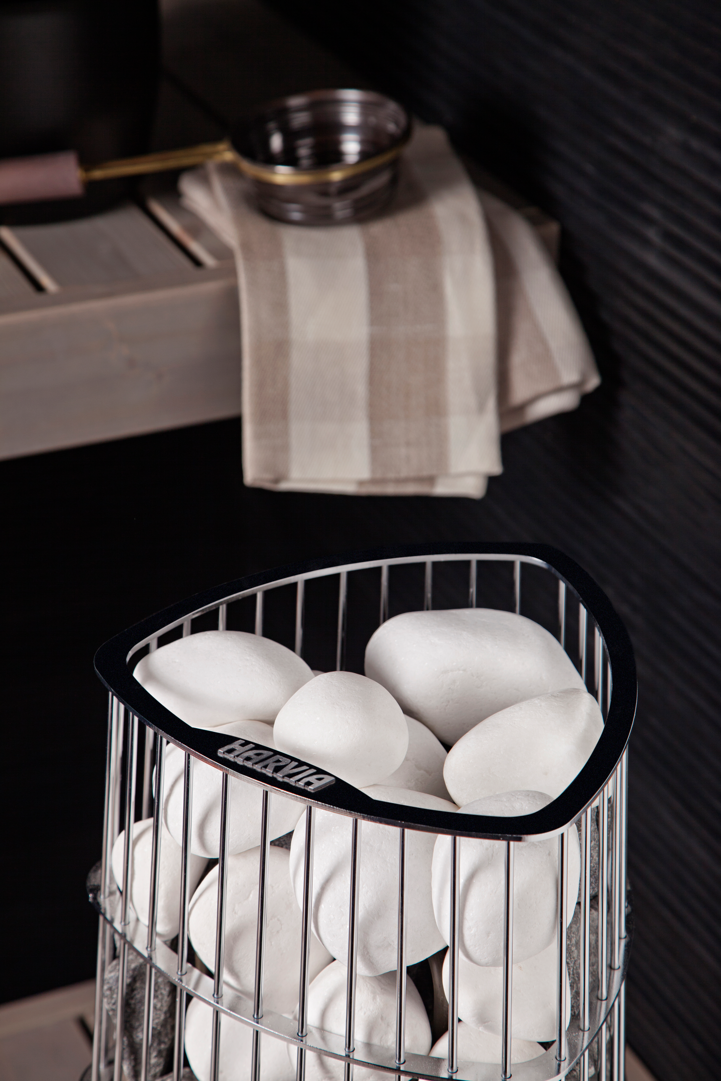 Kiuaskivi Parhaat Löylyt koristekivi valkoinen 10cm 10kg