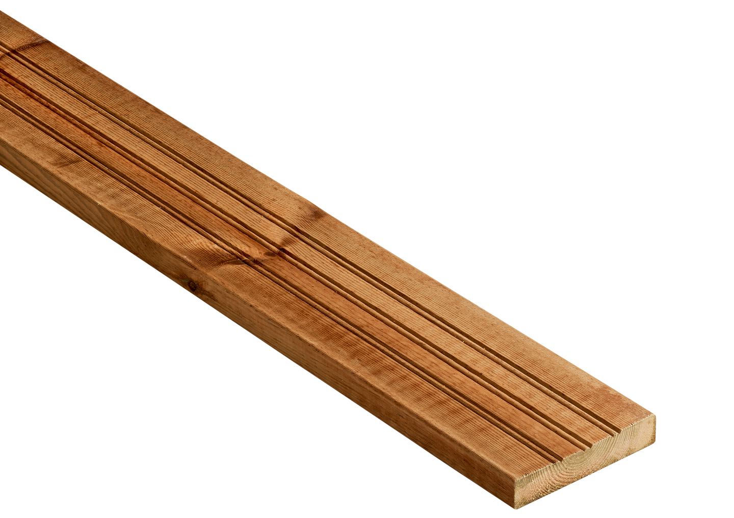 Terassilauta kestopuu uritettu AB-luokka 28x145mm ruskea 3-6 metriä