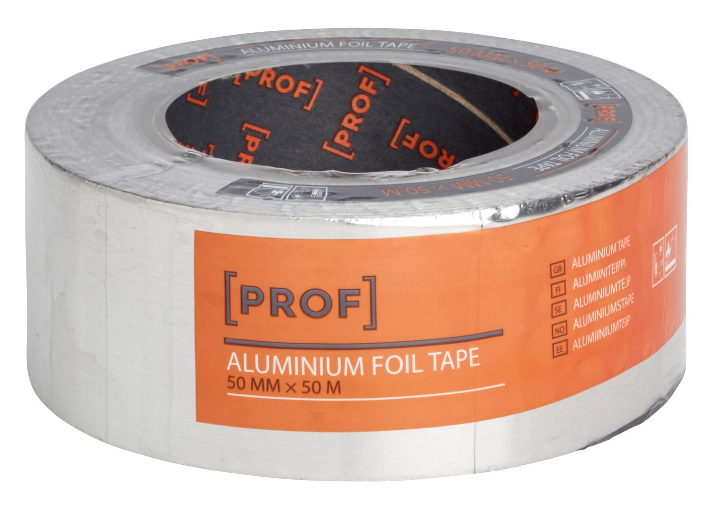 ALUMINIUMTEJP PROF GRÅ 50MMX50