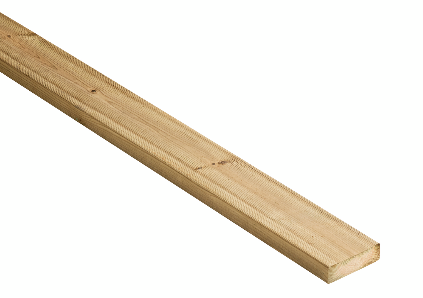 Terassilauta kestopuu sileä AB-luokka 28x95mm vihreä 3-6 metriä