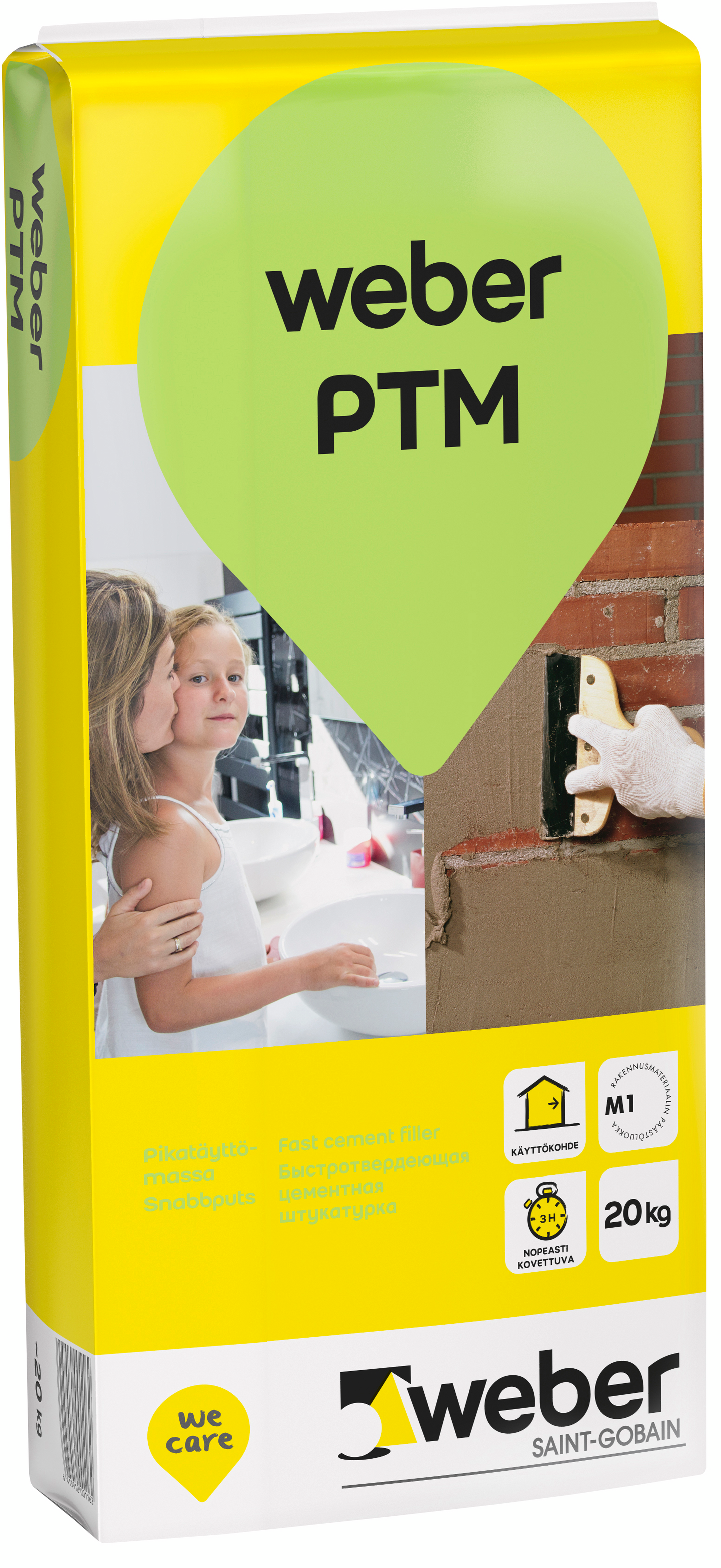 Pikatäyttömassa Weber PTM 20kg