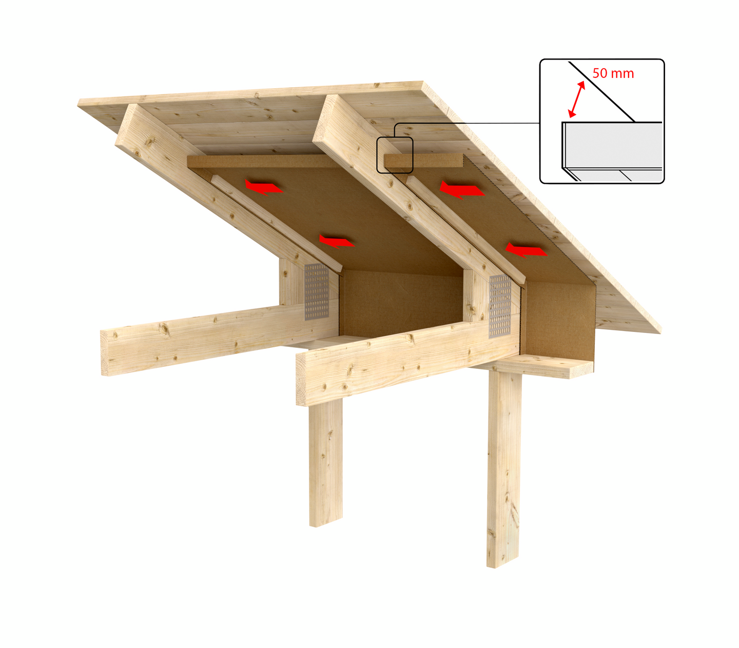 Tuulenohjainlevy kartonki 940x1245mm