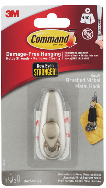 Koukku Command FC11-BN pieni nikkeli