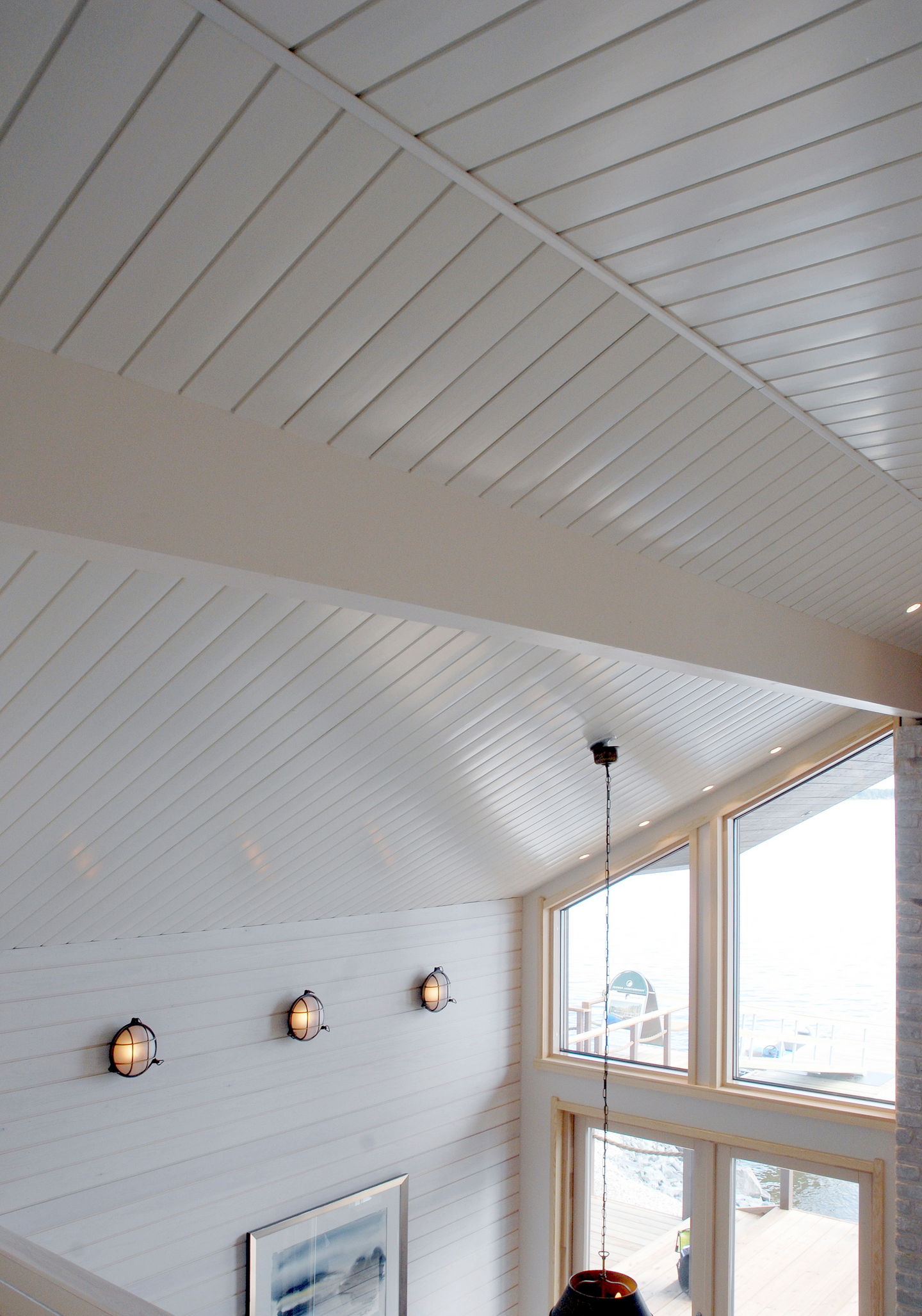 Paneelikatto Valkoinen Sisäkattomaali 10l