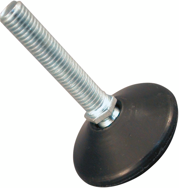 Säätöjalka kalustejalkaan PROF 10x50mm musta 2kpl