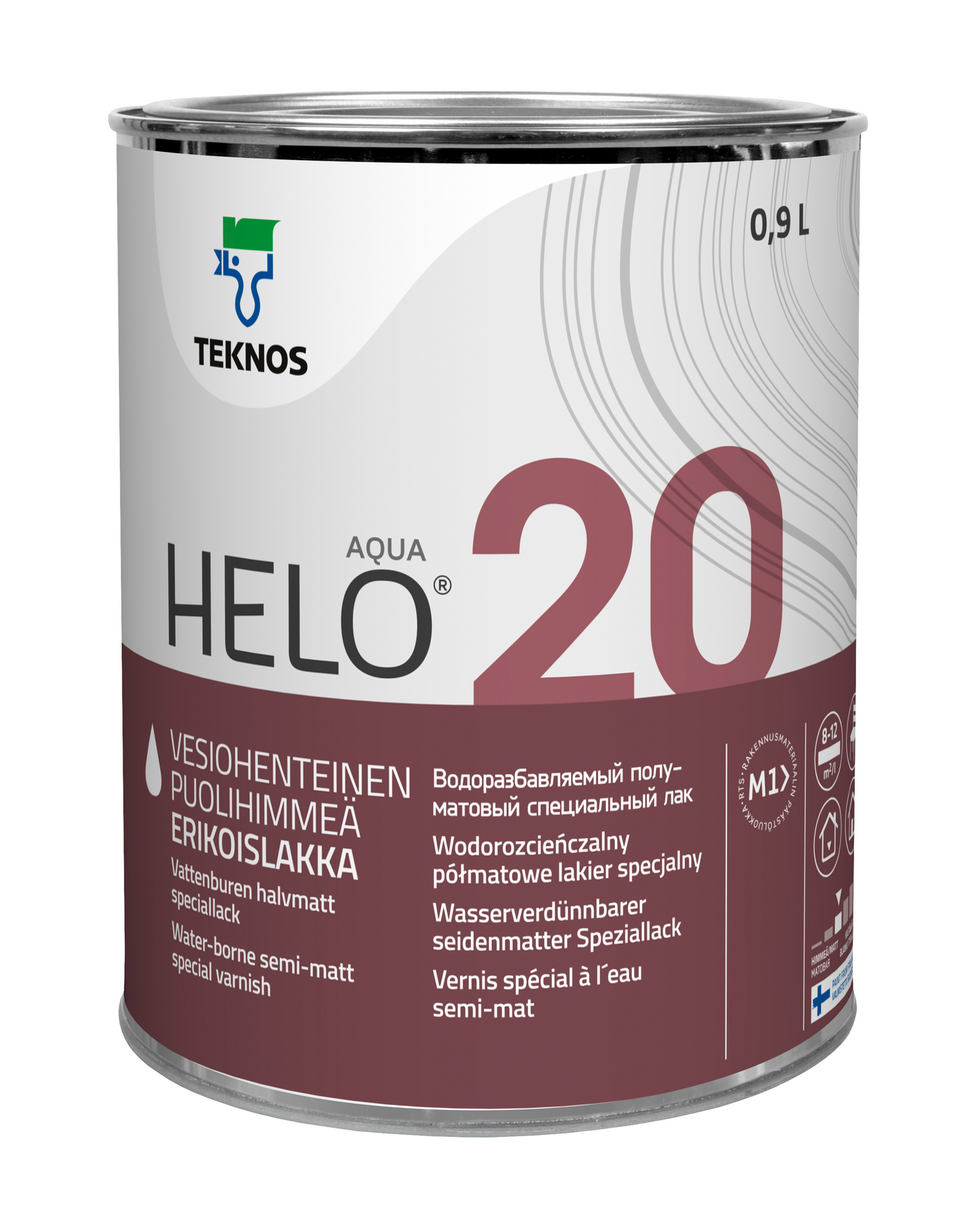 Helo Aqua 20 Erikoislakka 0,9l puolihimmeä sävytettävissä