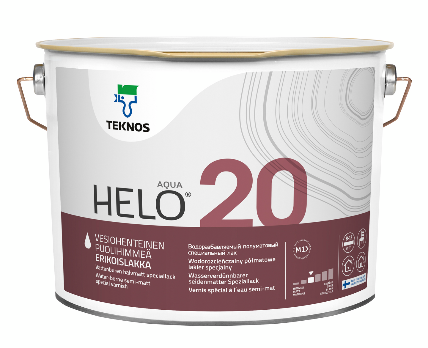 Helo Aqua 20 Erikoislakka 9l puolihimmeä