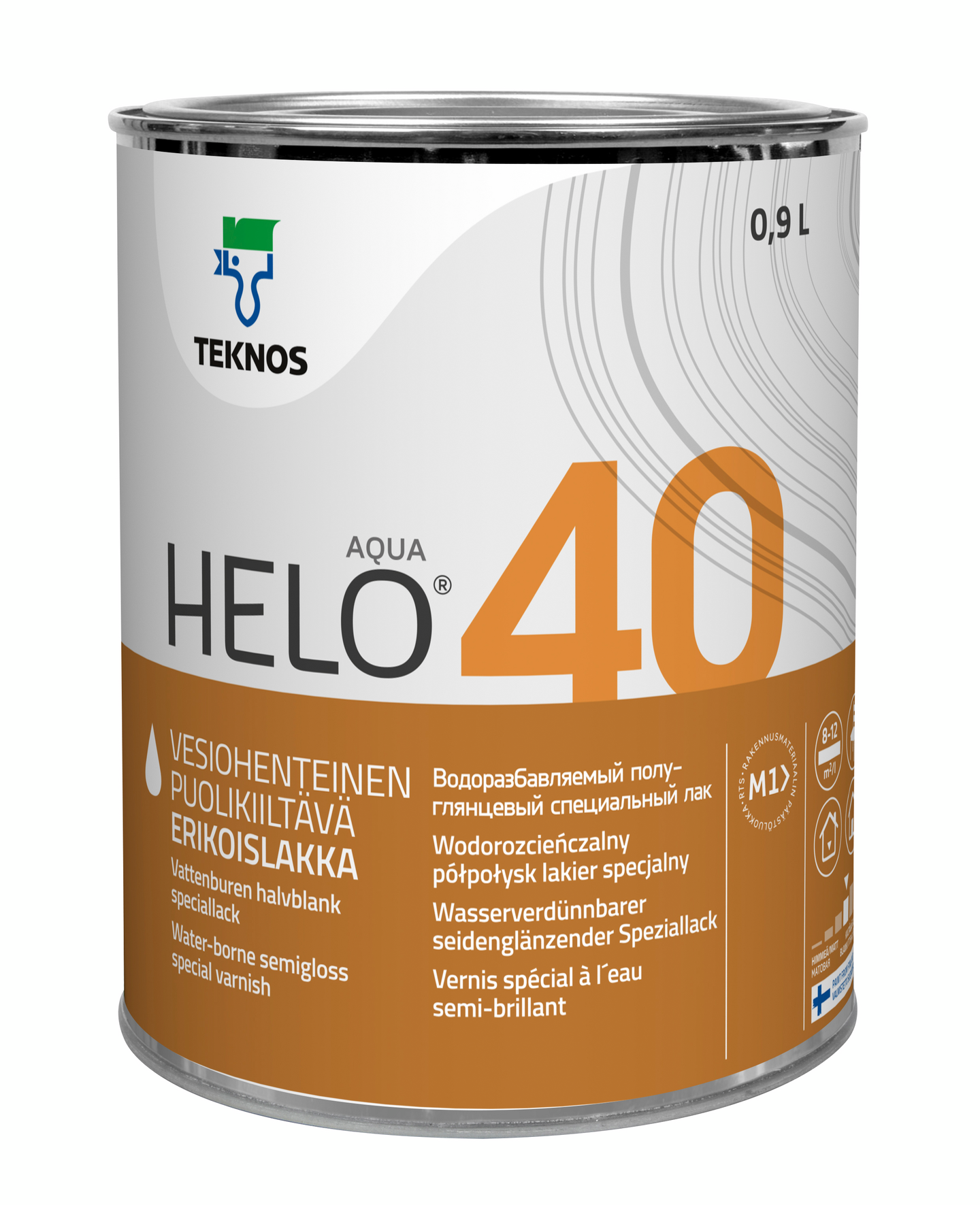 Helo Aqua 40 Erikoislakka 0,9l puolikiiltävä sävytettävissä