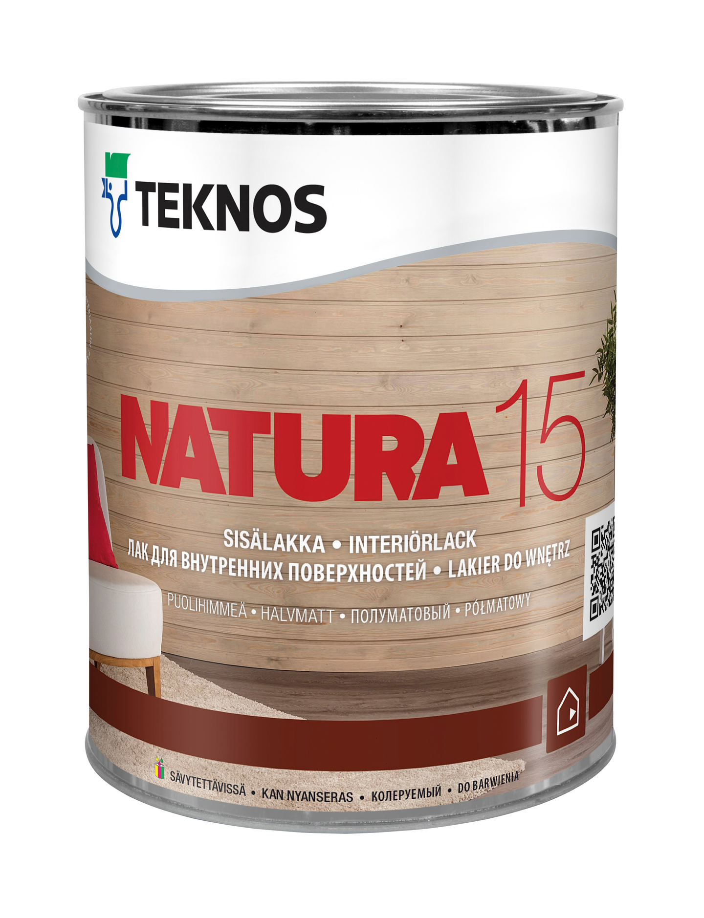 Natura 15 0,9l Sisälakka puolihimmeä