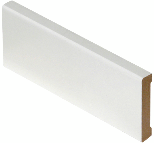 Jalkalista Cello 12x58x3300mm MDF valkoinen 30500