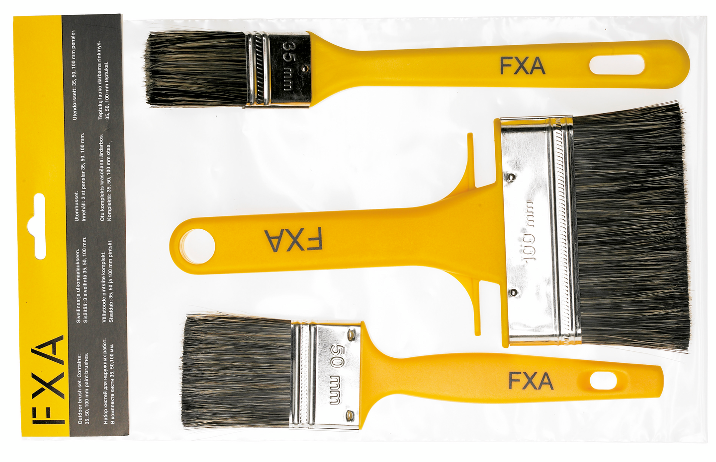 Sivellinsarja FXA 35/50/100mm ulkokäyttöön