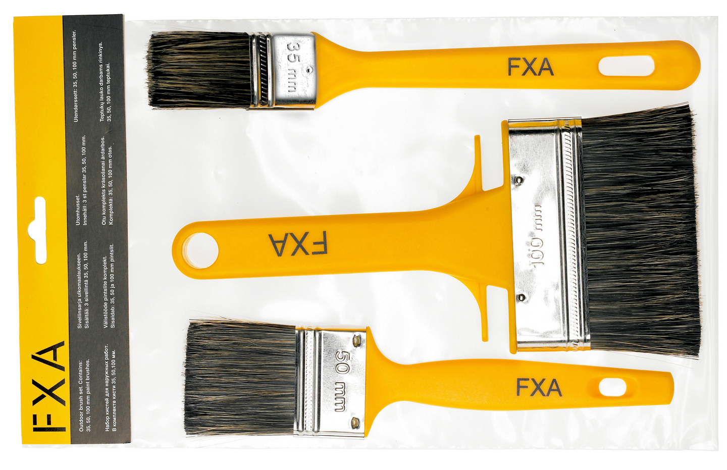 Puunsuojasivellinsarja FXA 35/50/100mm
