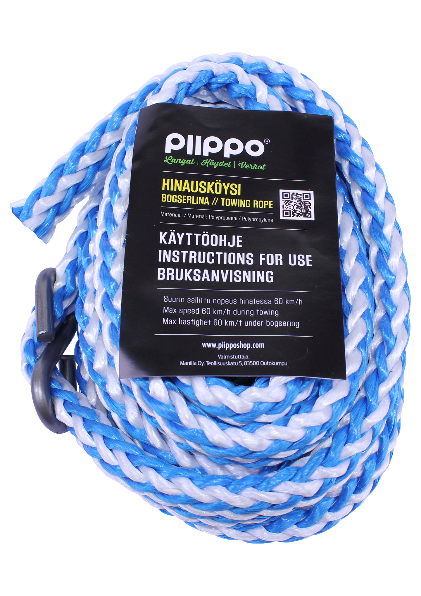 Hinausköysi Piippo vetolujuus 3500kg