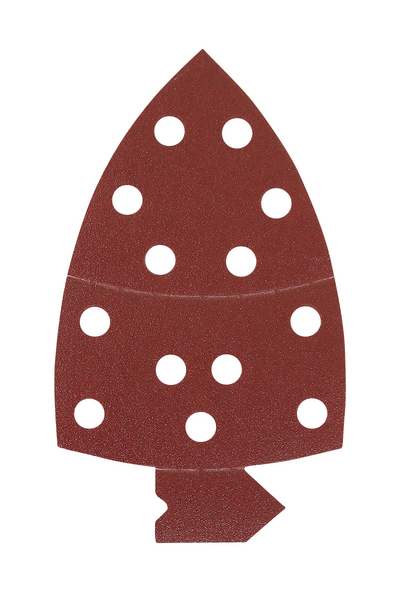 Hiomakolmio Mirka punainen 105x150x150 tarra 11R 80 5kpl