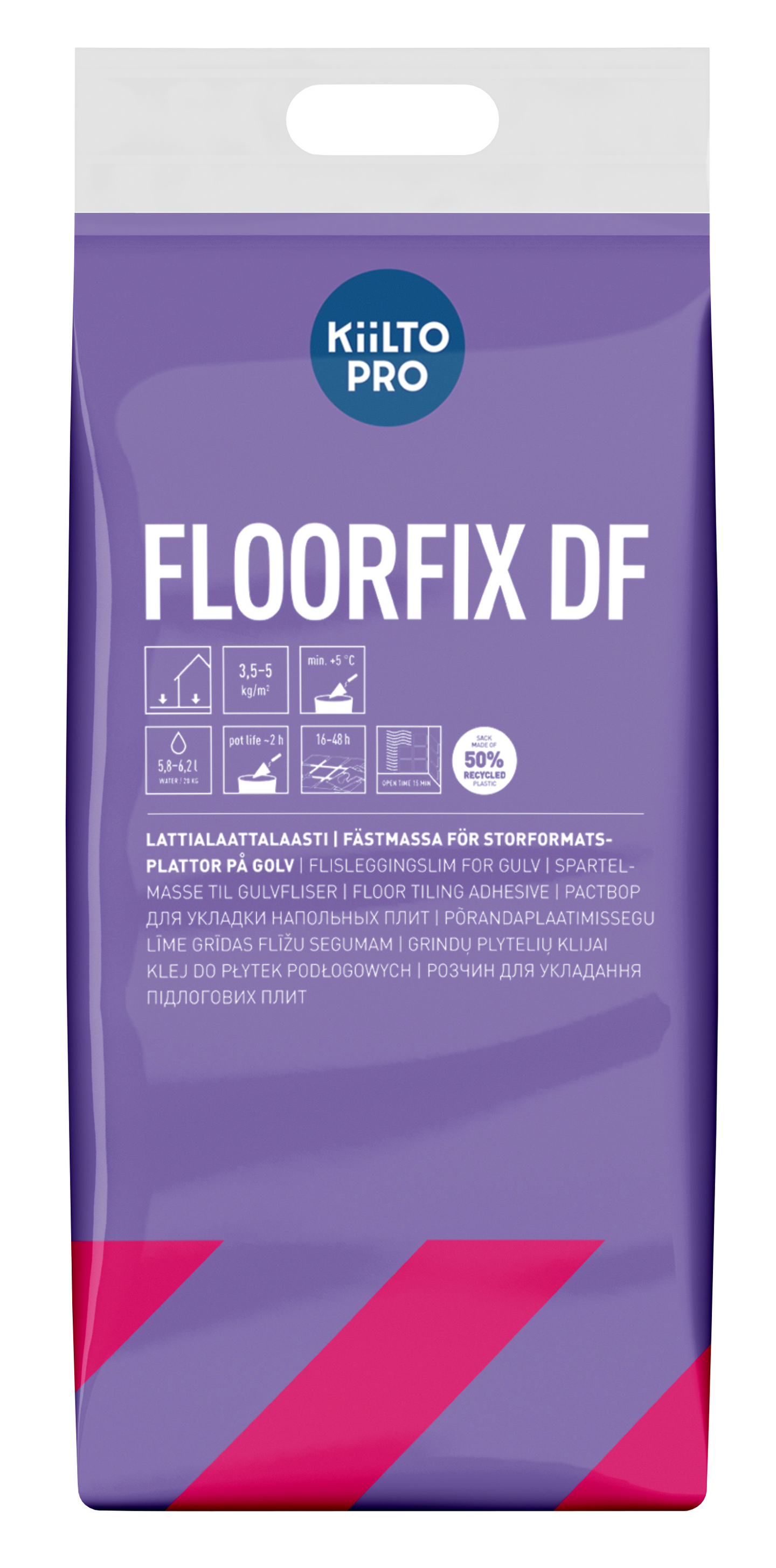 Lattialaattalaasti Kiilto Floorfix DF 20kg