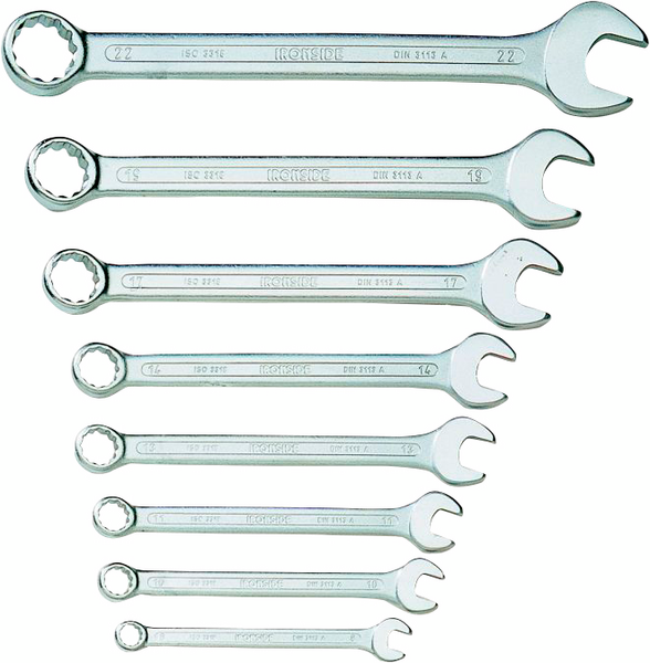 Kiintorengasavainsarja Ironside 8-22mm 8-osainen