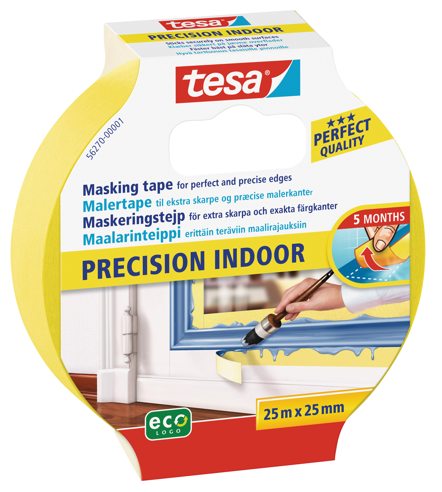 Maalarinteippi Tesa Precision 56270 25mmx25m sisäkäyttöön