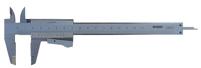Työntömitta Ironside 150mm mattakromattu