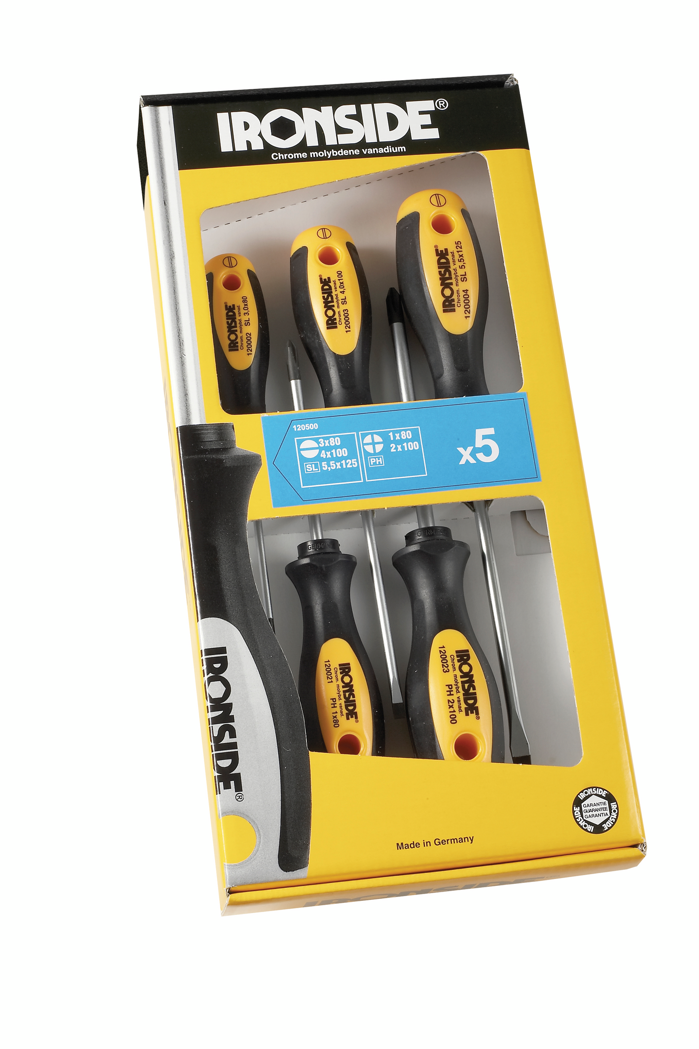 Ruuvitalttasarja Ironside 5-osainen SL PH1+2