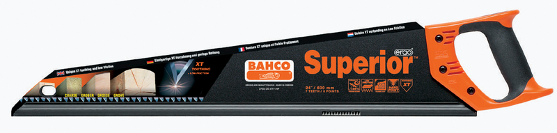 Käsisaha Bahco 2600-XT-22 kärkikarkaistu