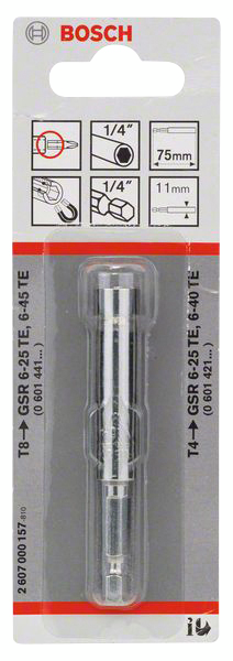Yleispidin Bosch magneettinen 1/4in 75mm