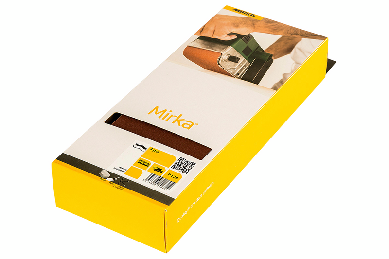 Hiomanauha Mirka punainen 100x610mm P120 3kpl