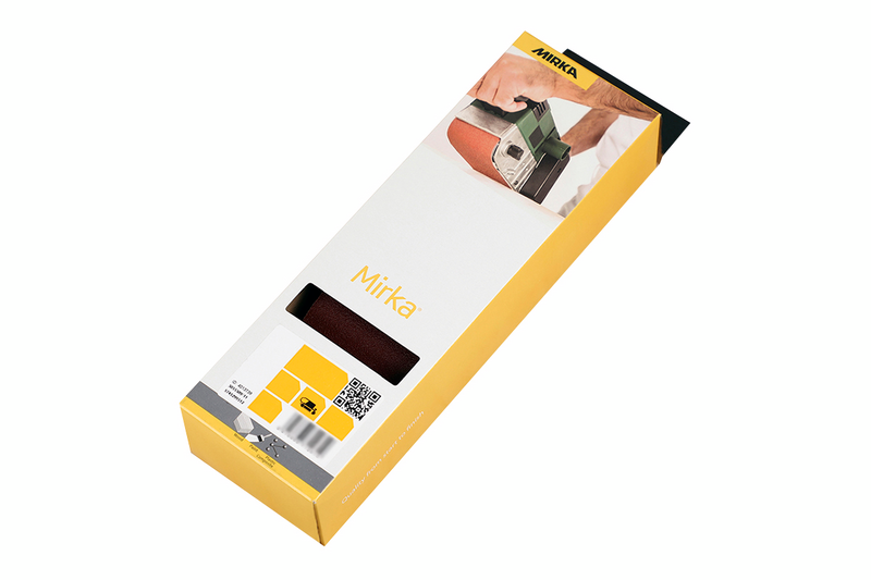 Hiomanauha Mirka punainen 75x533mm P80 3kpl