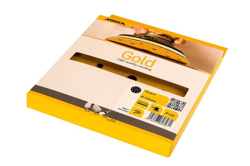Hiomapyörö Mirka Gold 150mm 120 15R tarra 10kpl
