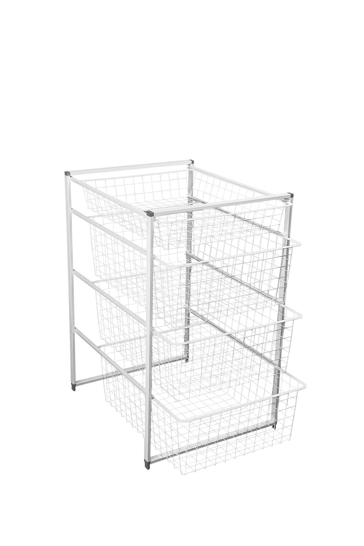 Koripaketti Elfa Basic 740x450x540mm 4 koria valkoinen 744510