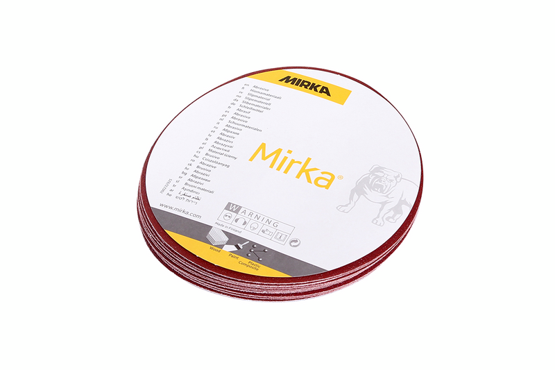 Hiomapyörö Mirka punainen 125mm 120 8R B tarra 20kpl